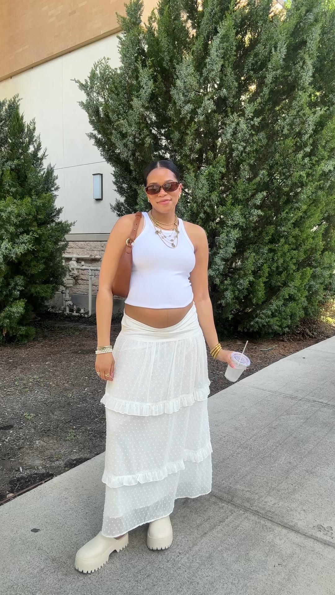 Cutest maxi skirt, I’m wearing a large to fit under the bump 

Use code Jas10 for $$ off 

#LTKSaleAlert #LTKMidsize #LTKBump