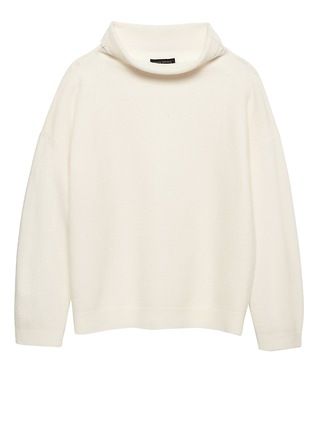 Boiled Wool Turtleneck Sweater | Banana Republic US