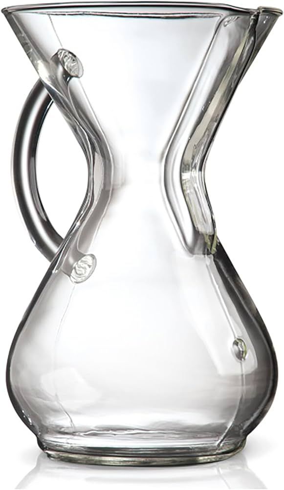 Chemex Pour-Over Glass Coffeemaker - Glass Handle Series - 6-Cup - Exclusive Packaging | Amazon (US)