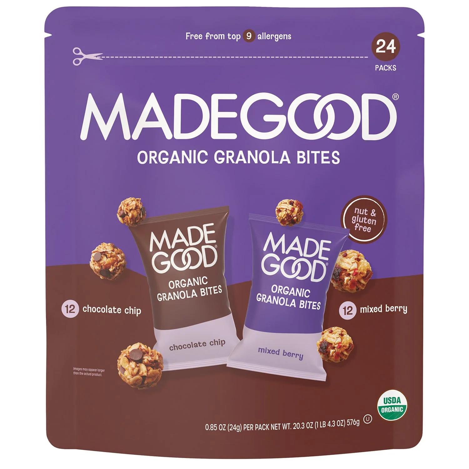 MadeGood Mixed Berry & Chocolate Chip Granola Minis, 24 pk. - Samsclub.com | Sam's Club