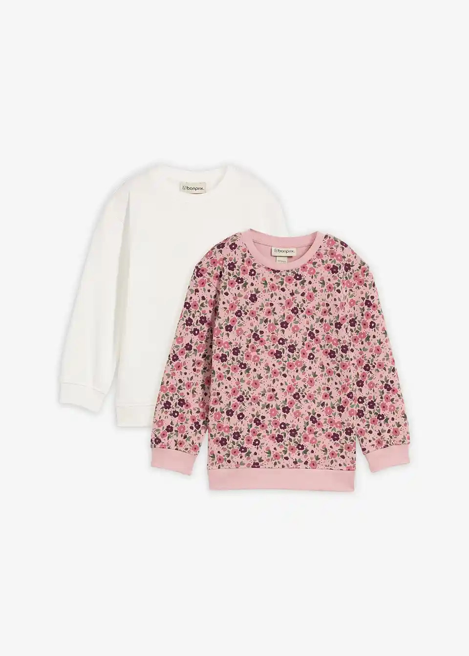 Sweatshirt aus reiner Bio-Baumwolle (2er Pack) | Bonprix DE