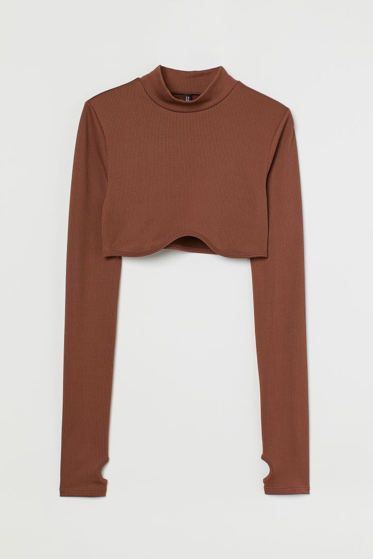 Long-sleeved Crop Top | H&M (US + CA)