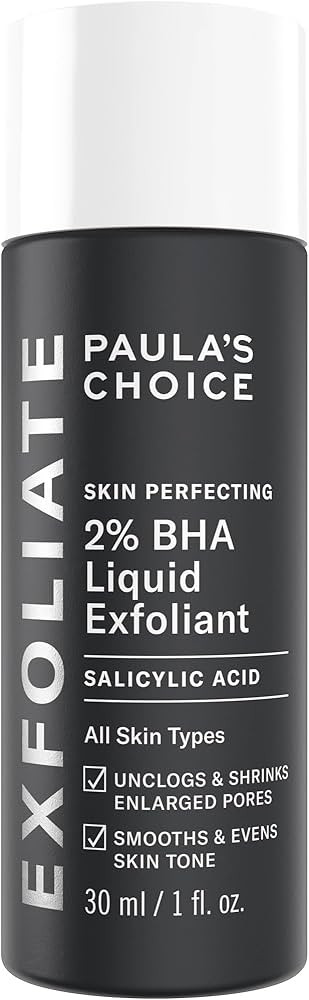 Paula's Choice SKIN PERFECTING 2% BHA Liquid Salicylic Acid Exfoliant-Facial Exfoliant for Blackh... | Amazon (US)