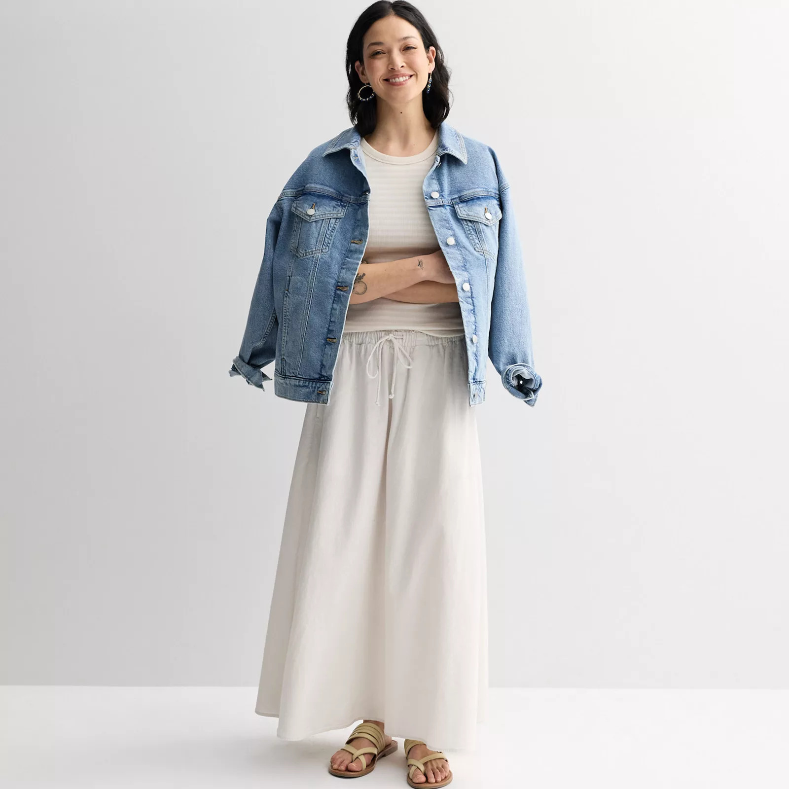 Sonoma Goods For Life\u00ae Linen Maxi Skirt | Kohl's