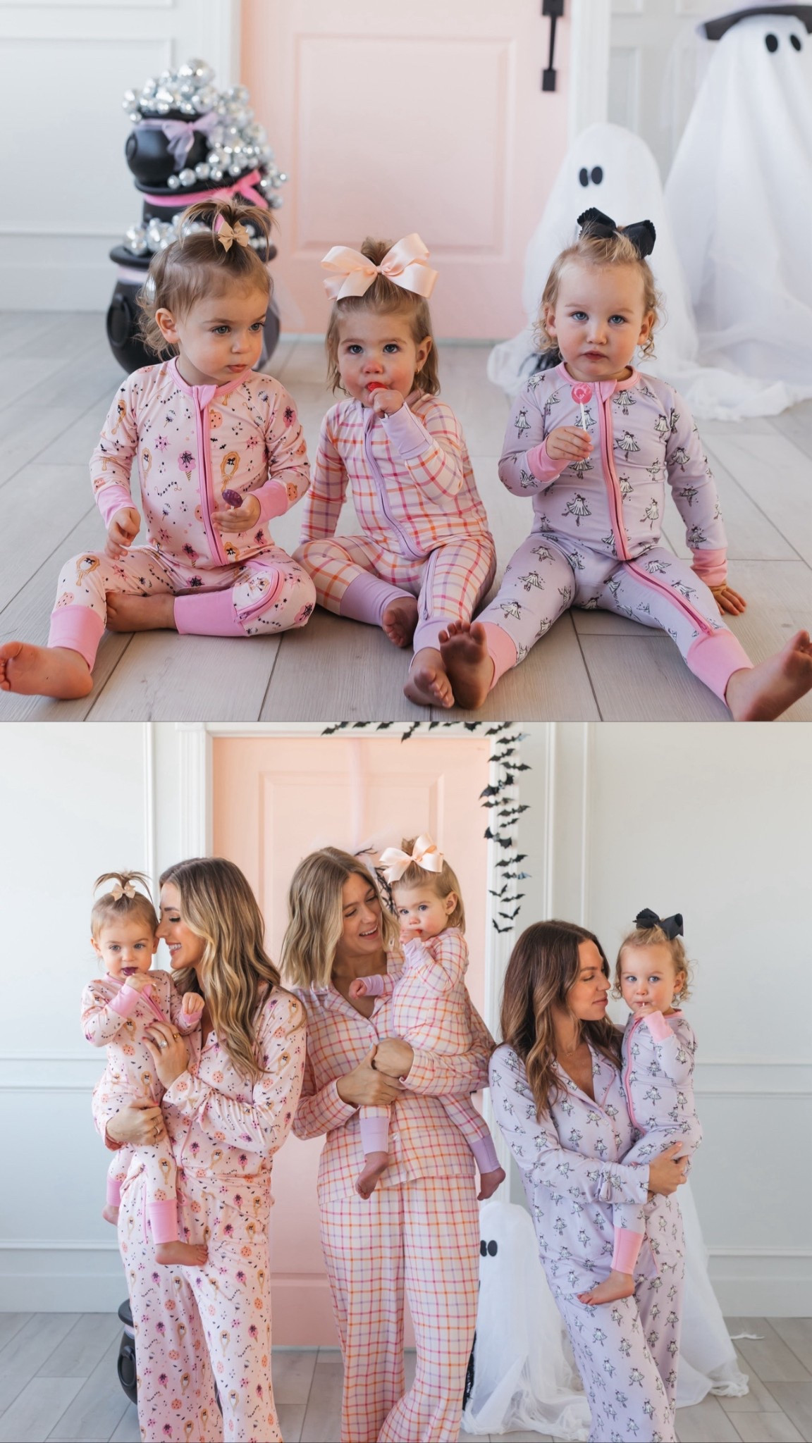 Mommy and me Halloween pajamas are 10% off with my code MELISSA10
