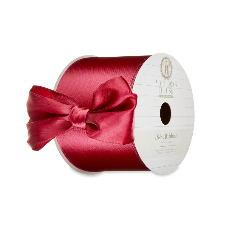 My Texas House Red Satin Ribbon, 18‘ | Walmart (US)