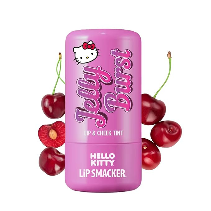 Lip Smacker Hello Kitty So Jelly Lip & Cheek Tint, Moisturizing Sheer & Buildable Color, Fun Boun... | Amazon (US)