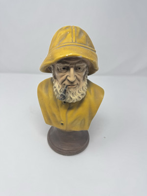 Vintage Ceramic Old Salt Sailor Bust - Fisherman with Pipe - Maritime | eBay US