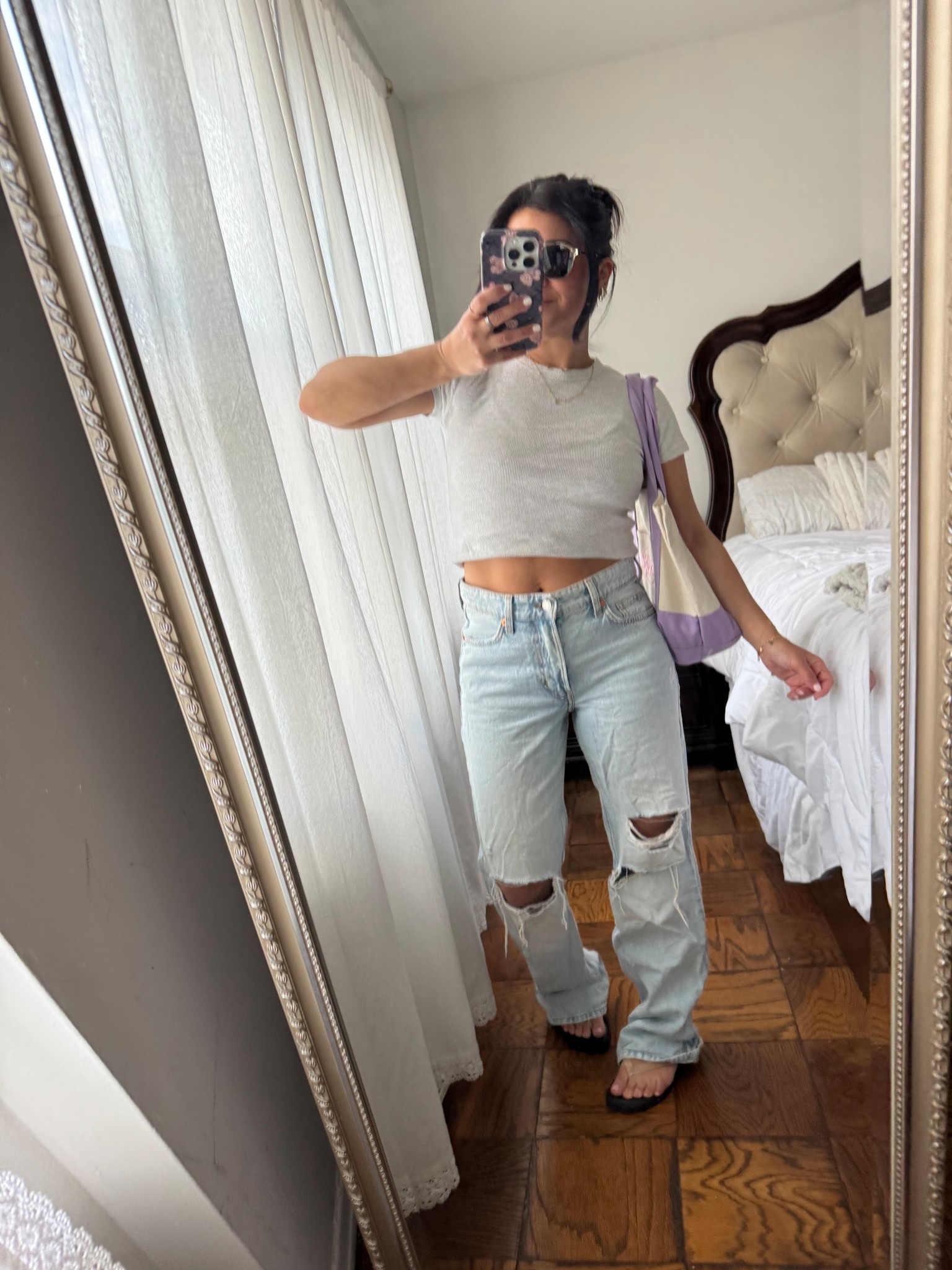 my favorite tee shirt 🩶

#LTKPetite #LTKSaleAlert #LTKootd