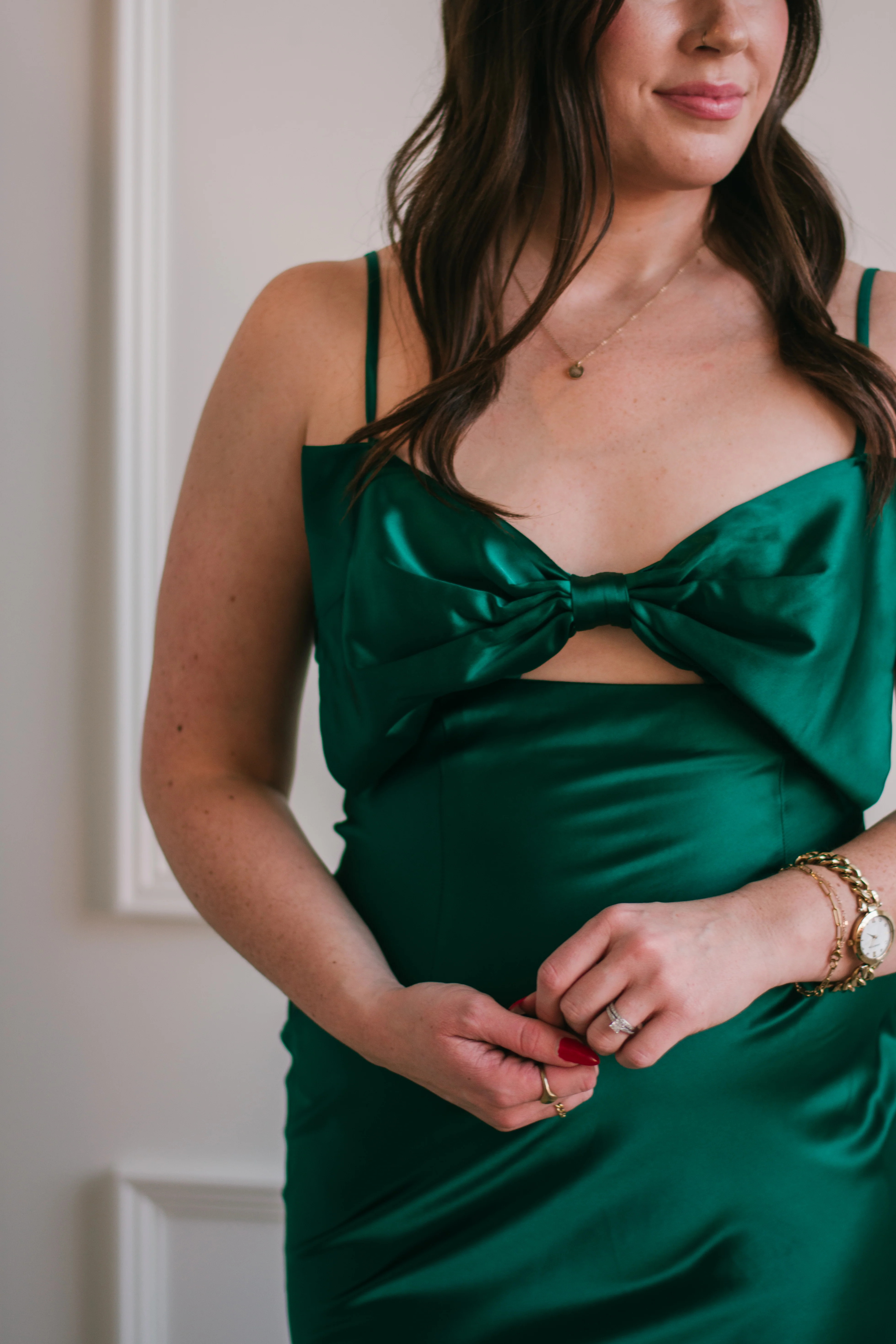 Hunter Satin Midi | Mad About Style Boutique