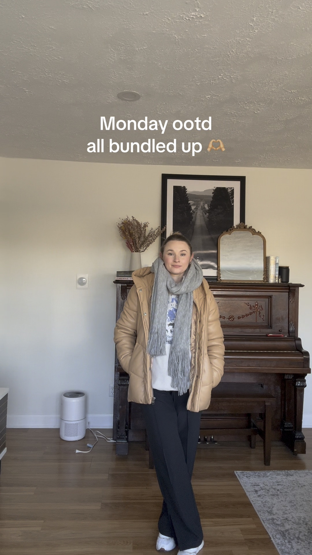 Staying warm this cold day🧊🤍 

#LTKStyleTip #LTKFindsUnder50 #LTKPetite