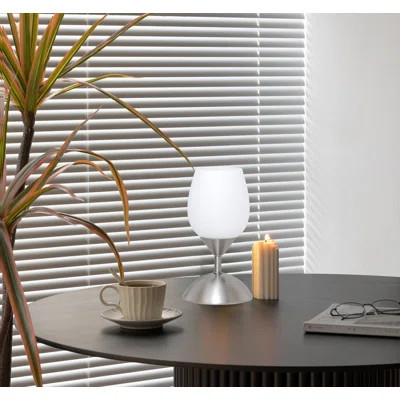 Touch Control Table Lamp Dimmable Small Lamp, Ambient Light With Opal Glass Shade Simple Night Light, Modern Accent Lamp Bedside Nightstand Lamp For B | Wayfair North America