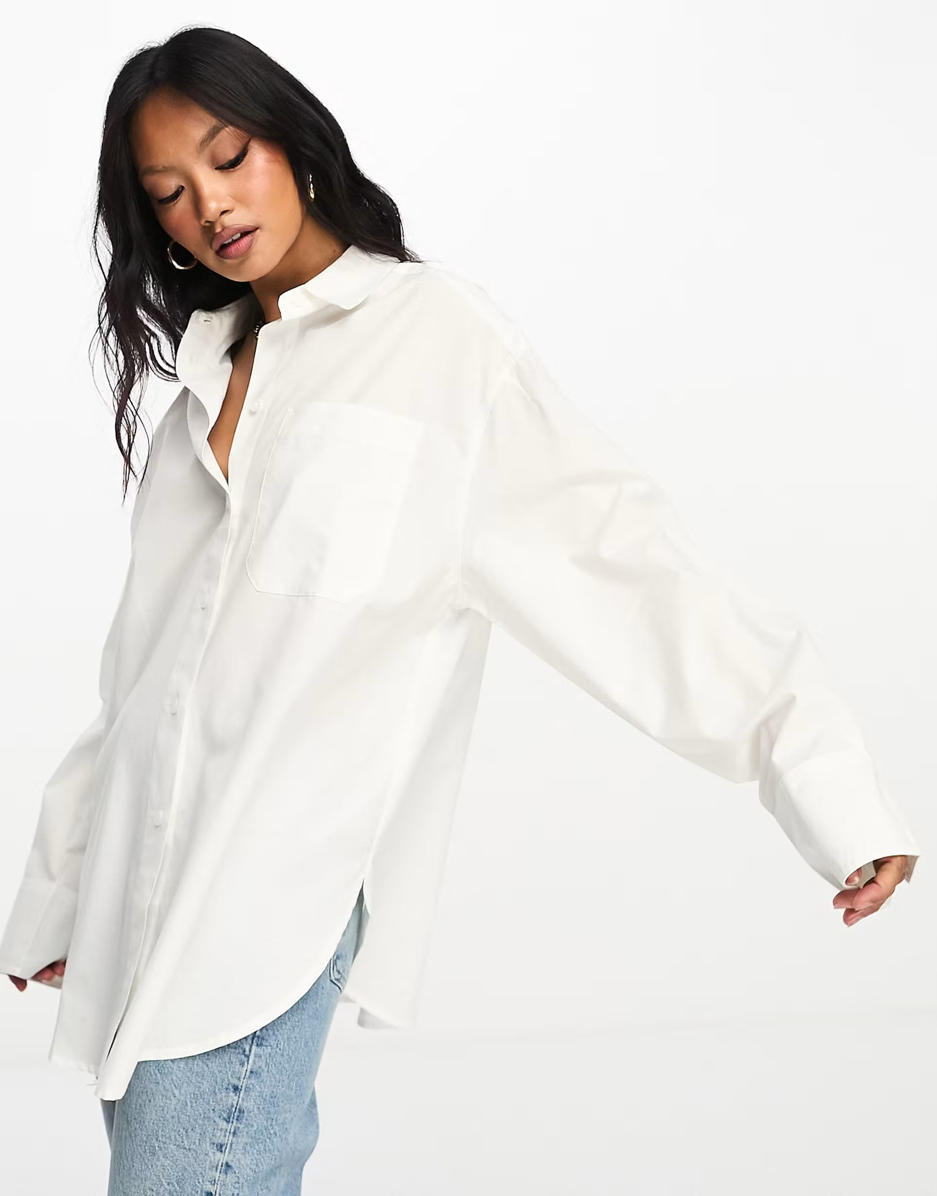 ASOS DESIGN oxford shirt in white | ASOS (Global)