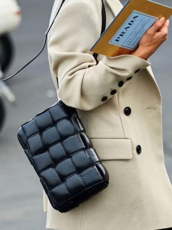 Padded Cassette Bag puffy Purse Handbag Small Tote Gift | Etsy | Etsy (US)