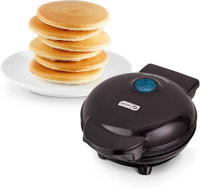 Dash Mini Maker Griddle, 4 Inch Nonstick Cooking Surface, Black | Amazon (US)