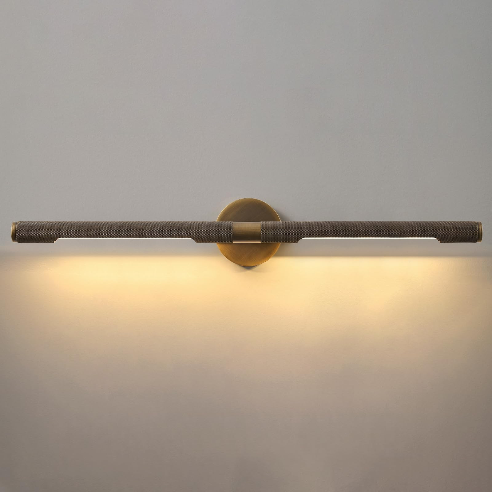 Museum Gallery Bathroom Picture Light - 30 Inch Long Bronze Brass Dimmable Hardwired Wall Sconces... | Amazon (US)