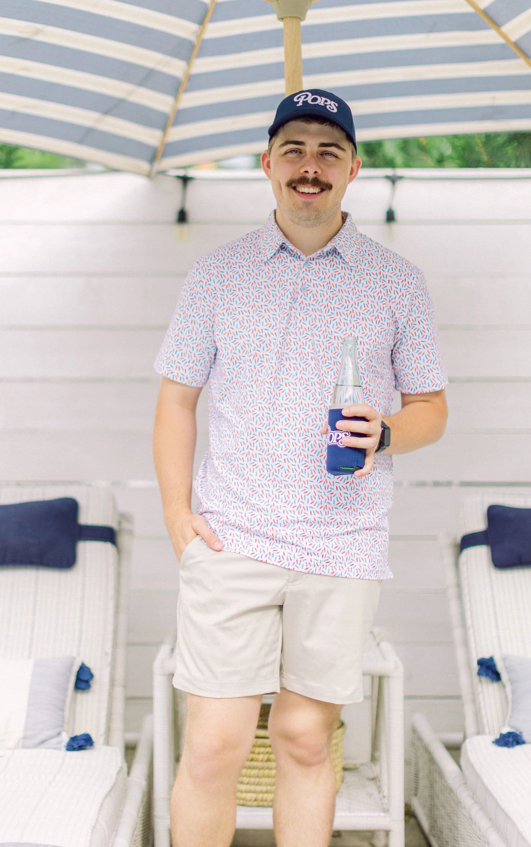 Fireworks Men&#39;s Polo | Poppy Kids Co