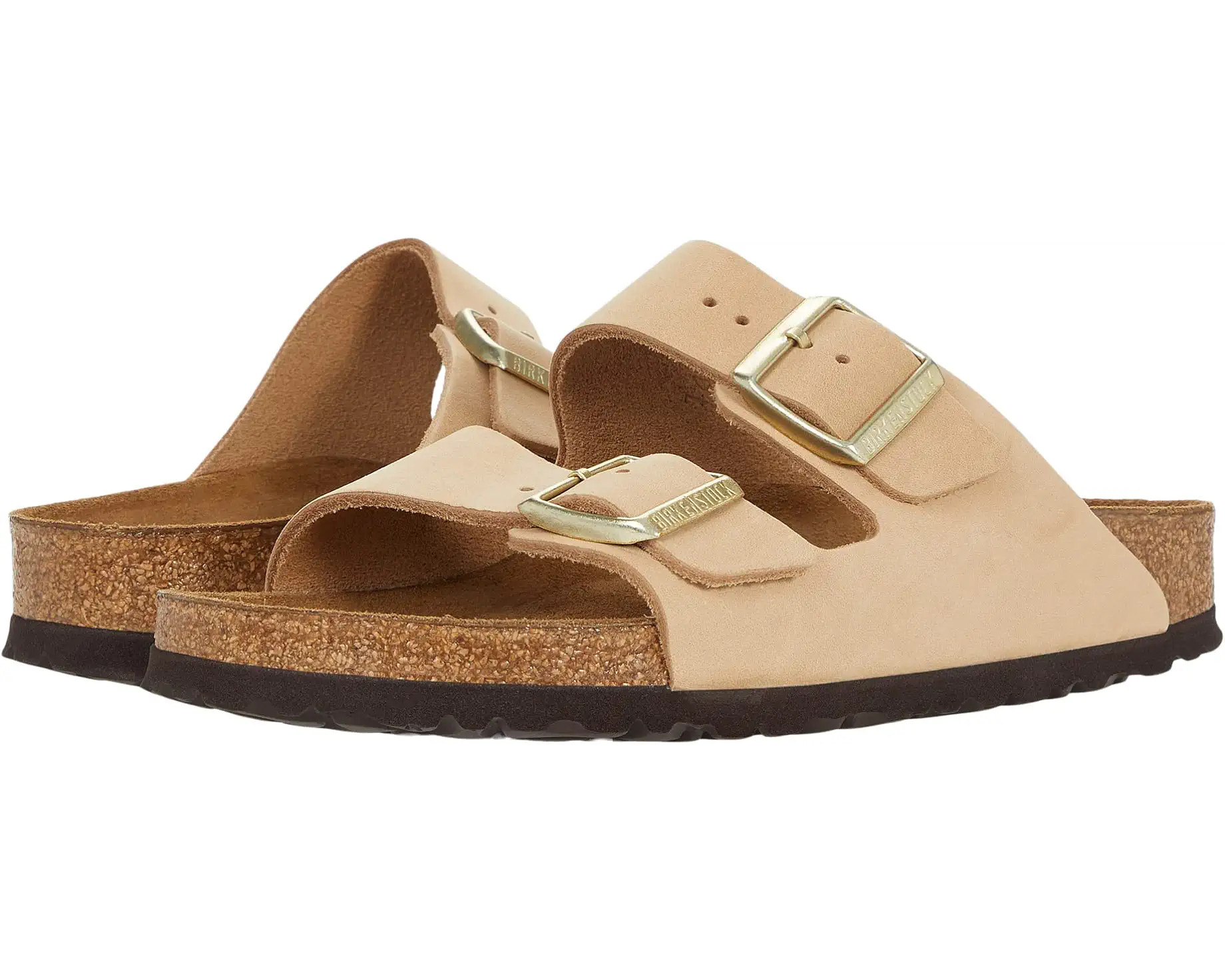 Women's Birkenstock Arizona Soft Footbed - Nubuck Leather | Zappos