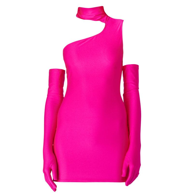 Gina Dress & Gloves - Pink | Wolf & Badger (US)