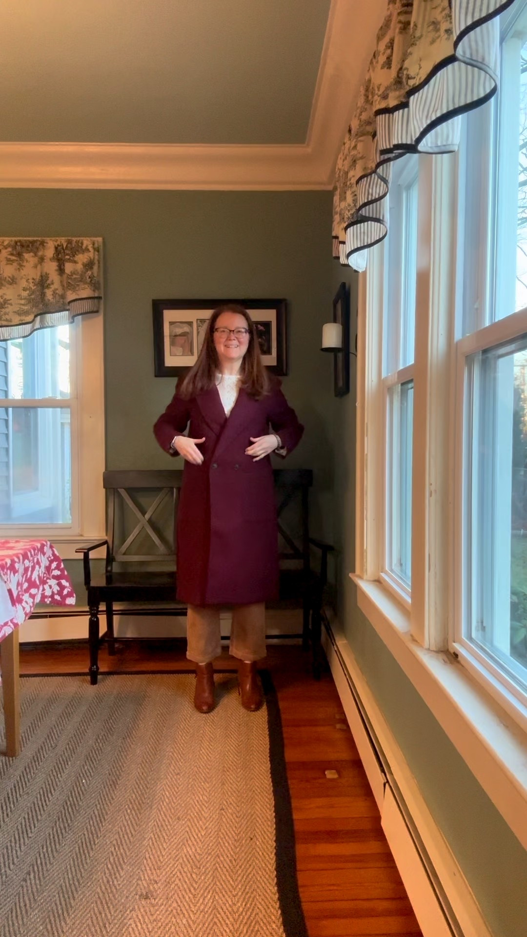 Cyber sale at Loft.  Coat is petite. Super soft and great fit. Shirt is small petite. Pants are 8p.  Boots are old. 

#LTKCyberWeek #LTKPetite #LTKSaleAlert