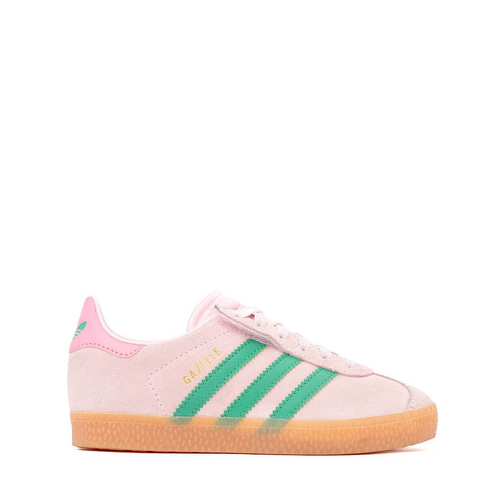 adidas Gazelle Athletic Shoe - Little Kid - Clear Pink / Court Green / Bliss Pink | Journeys