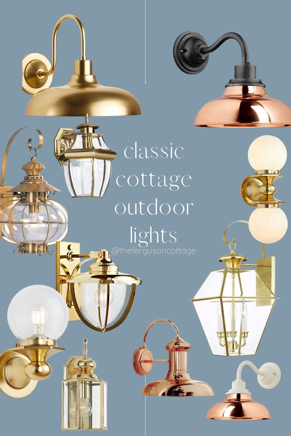 Some of my favorite Classic Cottage style lights in shades of copper and brass I’ve found this spring 

#LTKSeasonal #LTKHome