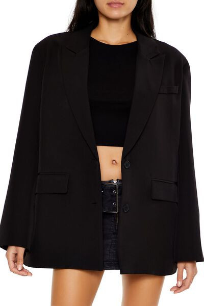 Boxy Peak Lapel Blazer | Forever 21