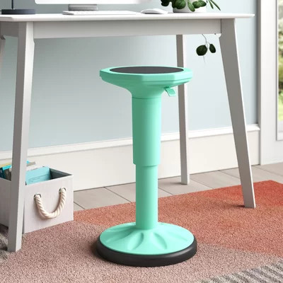 Daniels Wobble Chair Height Adjustable Active Learning Stool Sitting Home Office Green | Wayfair North America