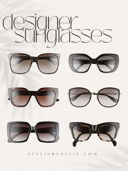 Designer sunglasses! Spring accessories, everyday accessories, StylinByAylin 

#LTKunder100 #LTKstyletip #LTKSeasonal