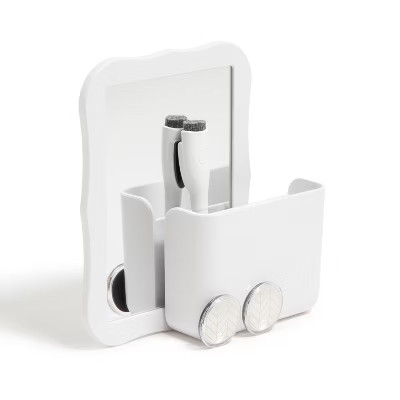 U Brands 5ct Magnetic Locker Accessory Kit White | Target