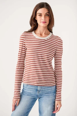 Z Supply Junie L/S Stripe Slub Tee | Social Threads
