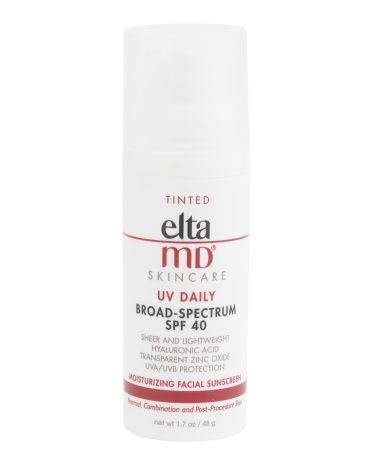 1.7oz Tinted Daily Broad Spectrum Spf 40 Moisturizing Facial Sunscreen | TJ Maxx