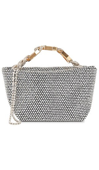 Jessye Mini Bag in Black & Crystal | Revolve Clothing (Global)