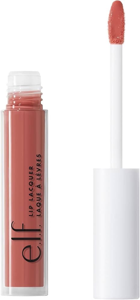 e.l.f., Lip Lacquer, Moisturizing, Shiny, Non-Sticky, Long Lasting, Provides Maximum Color, Glide... | Amazon (US)