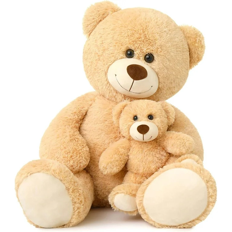 MorisMos 39 "Gigante Teddy Bear Mamá y Bebé Soft Plush Bear Animal de Peluche Regalo Del Día d... | Walmart (US)