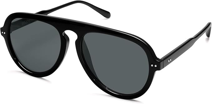 SOJOS Retro Aviator Sunglasses Womens Mens Vintage Plastic Frame Shades Lentes De Sol Para Mujer ... | Amazon (US)