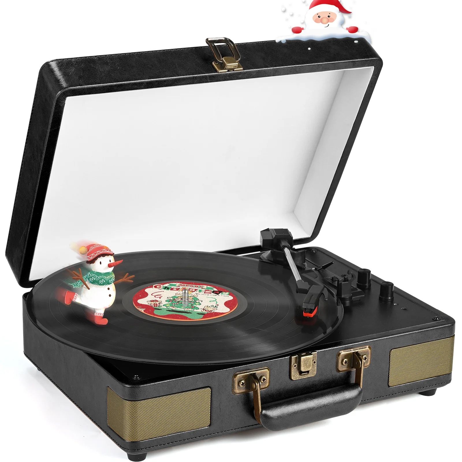 Record Player Turntable Portable Suitcase Vinyl Record Player Wireless Audio Turntable with Speak... | Walmart (US)