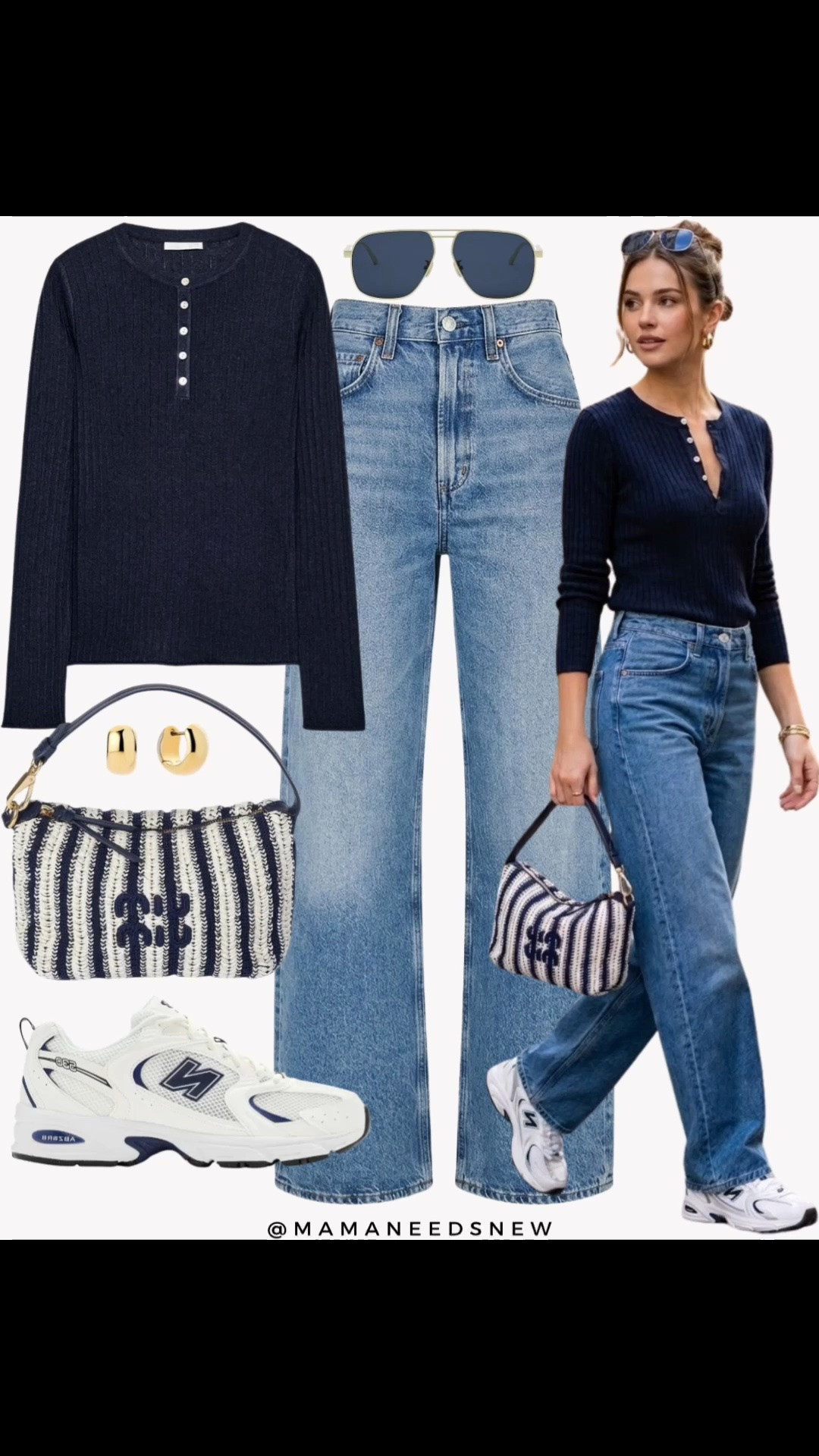 Seven outfits with a knit henley top 🫶🏼 which outfit would you wear?

#LTKootd #LTKSaleAlert #LTKSeasonal
