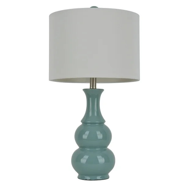 Décor Therapy Harper Aqua Ceramic Table Lamp - Walmart.com | Walmart (US)