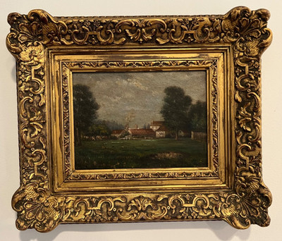 Fine Antique 19-20th Century Oil Painting with rare and beautiful frame | eBay US