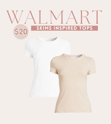 Skims look for less tops from Walmart! They run TTS, I wear a medium, get this two pack it’s a great deal!! 

#LTKmidsize #LTKfindsunder50 #LTKstyletip