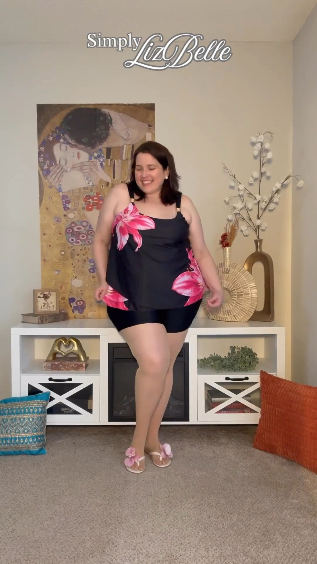 This is one of my favorite swimsuits. It is very comfortable and it has a double fabric design that helps to conceal the belly area. Perfect for spring break, cruise vacation or for a pool or beach parties. ￼

#LTKPlusSize #LTKootd #LTKSeasonal