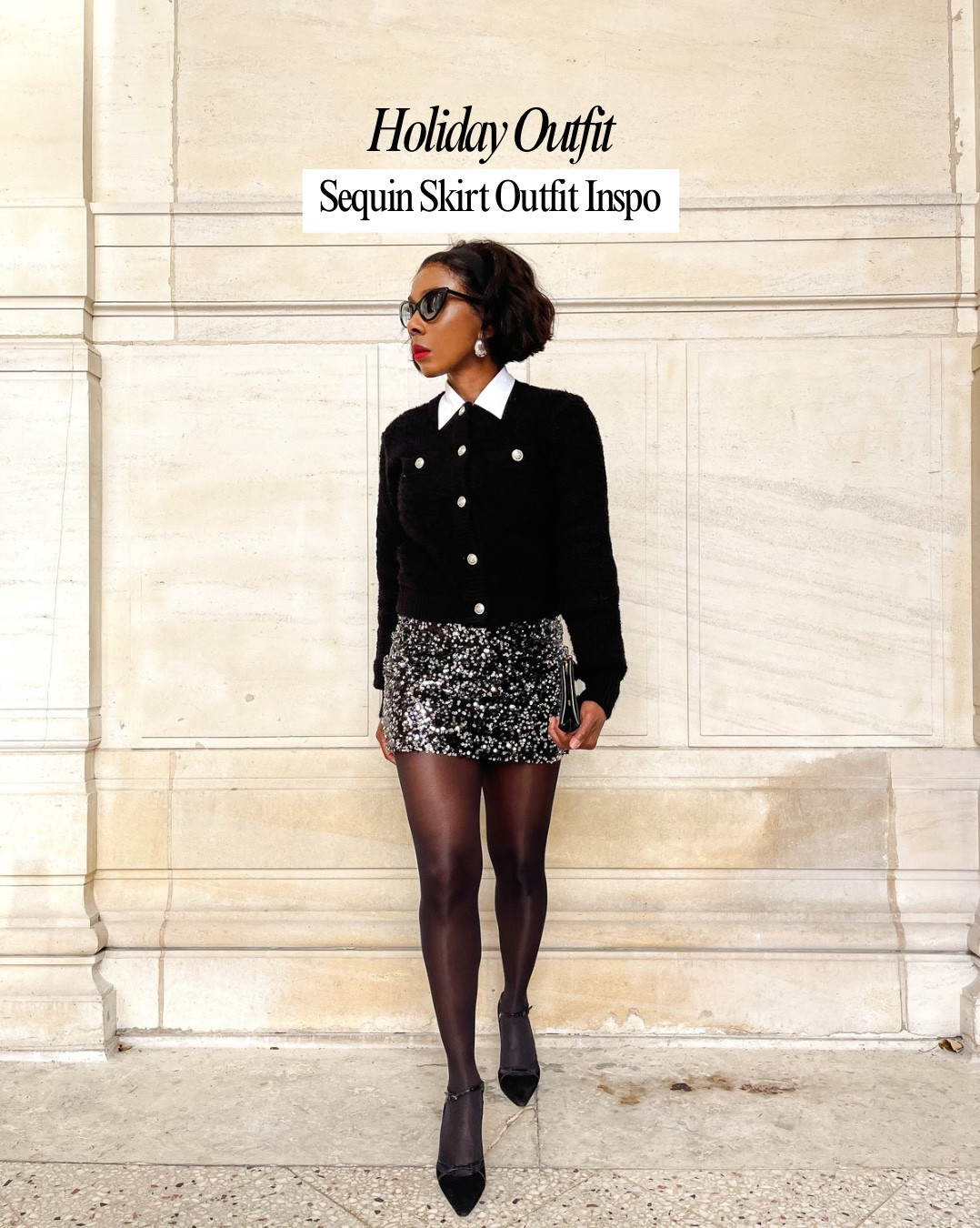 Sequin skirts are the perfect choice for New Year’s Eve. Versatile and festive, they can be worn to office parties, evening events, or even family gatherings.

Sequin skirts are the center piece of any outfit. They’re easy to style, and are convenient to have on hand especially during the NYE.

Today I’m wearing a sequin skirt, paired with a classic button-down body’s,  and a Chanel-esque cardigan. To complete the look, I accessorized with a vintage patent leather clutch, and a pair of Manolo Blahniks (old collection). This outfit is effortless, chic, and can be worn on any NYE party.

#LTKStyle #sequins #SequinSkirt #HolidayOutfit #NewYearsEveOutfits #OutfitIdea #NYEoutfit #NYEparty 



#LTKSeasonal #LTKootd #LTKHoliday