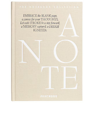 Printworks Just A Note Notebook in Beige from Revolve.com | Revolve Clothing (Global)