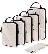 BAGSMART 6 Set /4 Set/2 Set Compression Packing Cubes for Travel, Lightweight Luggage Organizer B... | Amazon (US)
