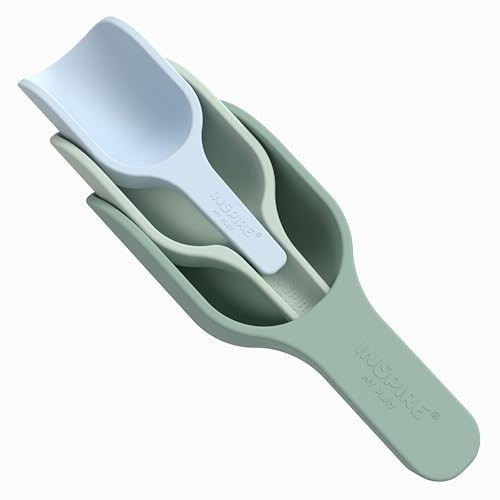 Inspire My Play - 3 x Silicone Nesting Scoops - Perfect for Sensory PlayTray - Sensory Bin Accessories - Special Education Classroom Supplies - Montessori Education Toys - Multi-Purpose Shovel - Green | Amazon (US)