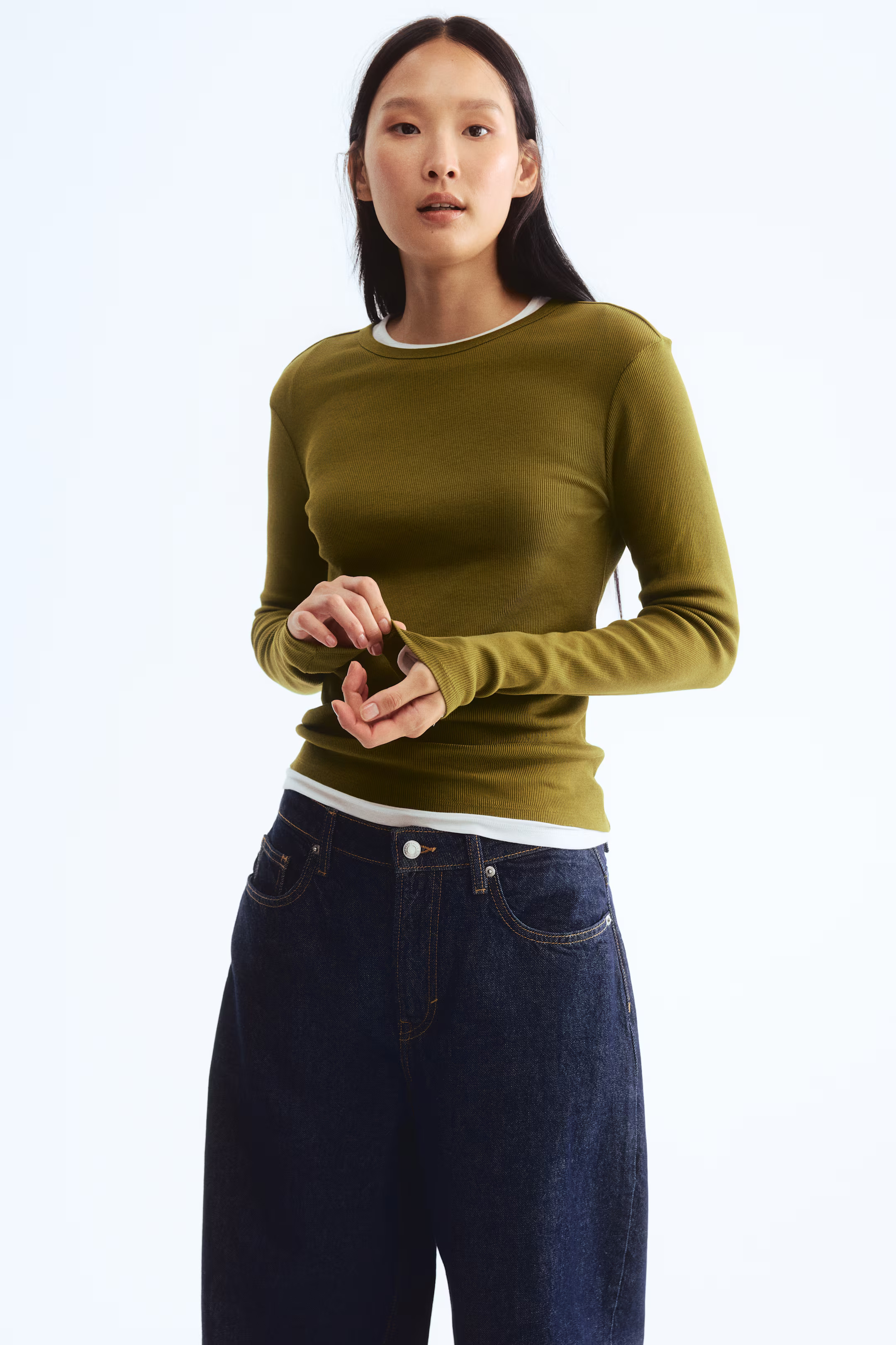 Ribbed Cotton Top | H&M (US + CA)