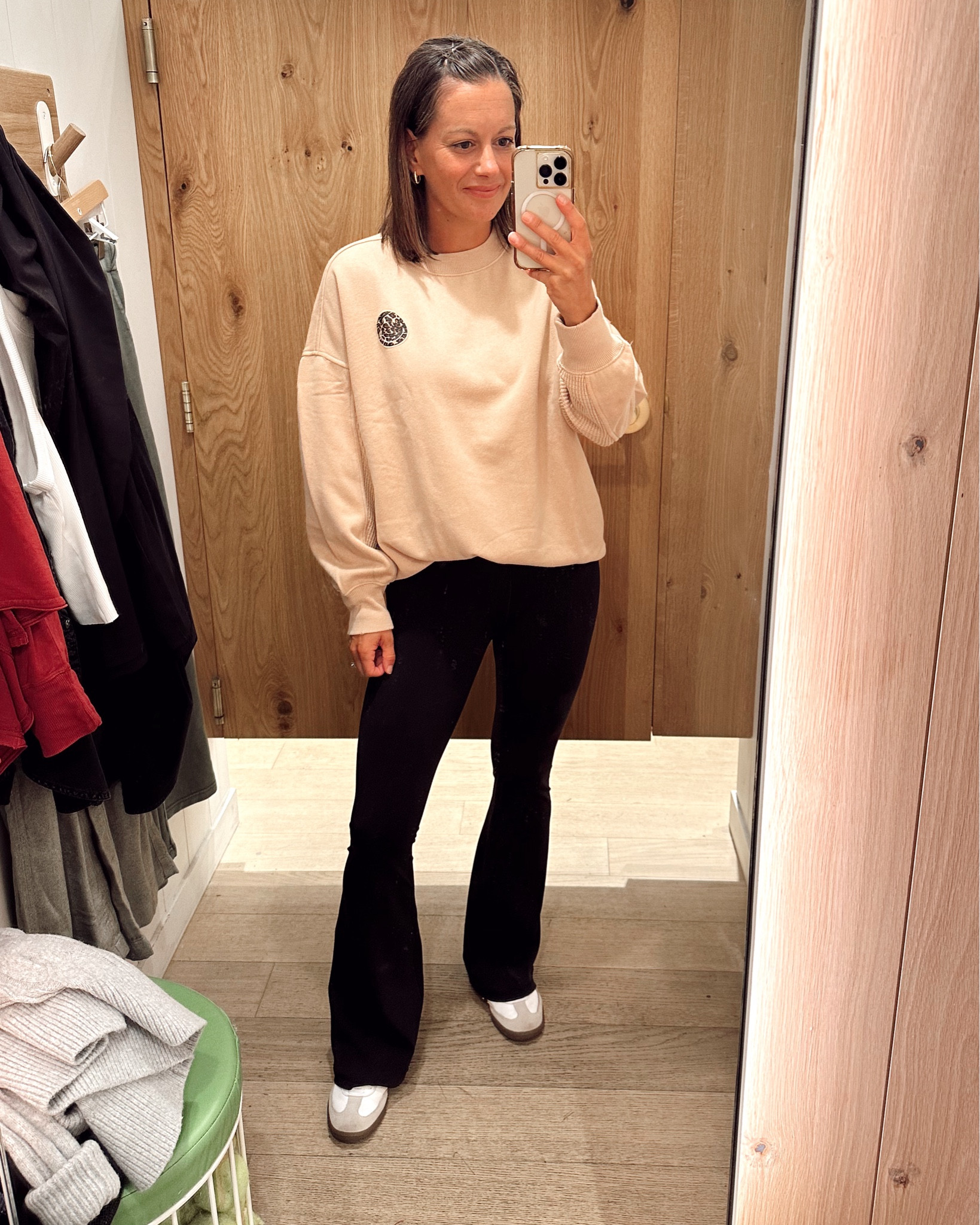 Aerie haul for the LTK sale! Sweatshirt runs big - I sized down to the xs. Leggings run true to size - I’m in the small but need the short length at 5’4”.



#LTKOver40 #LTKSaleAlert #LTKFallSale