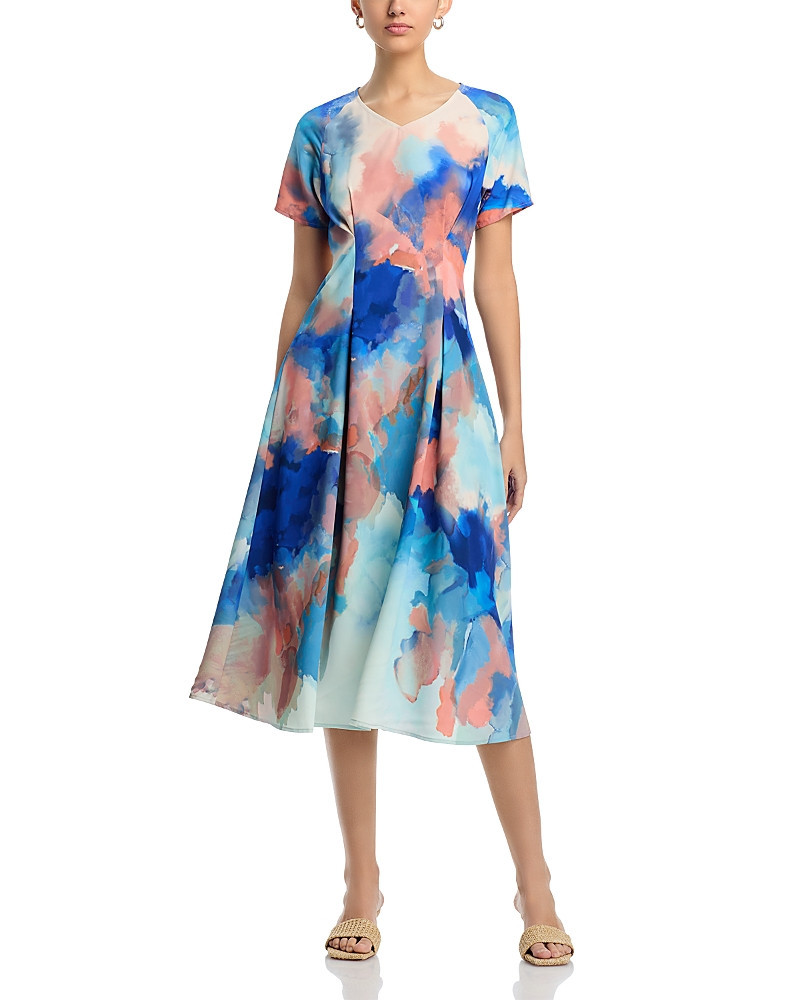 Misook Watercolor Midi Dress | Bloomingdale's (US)