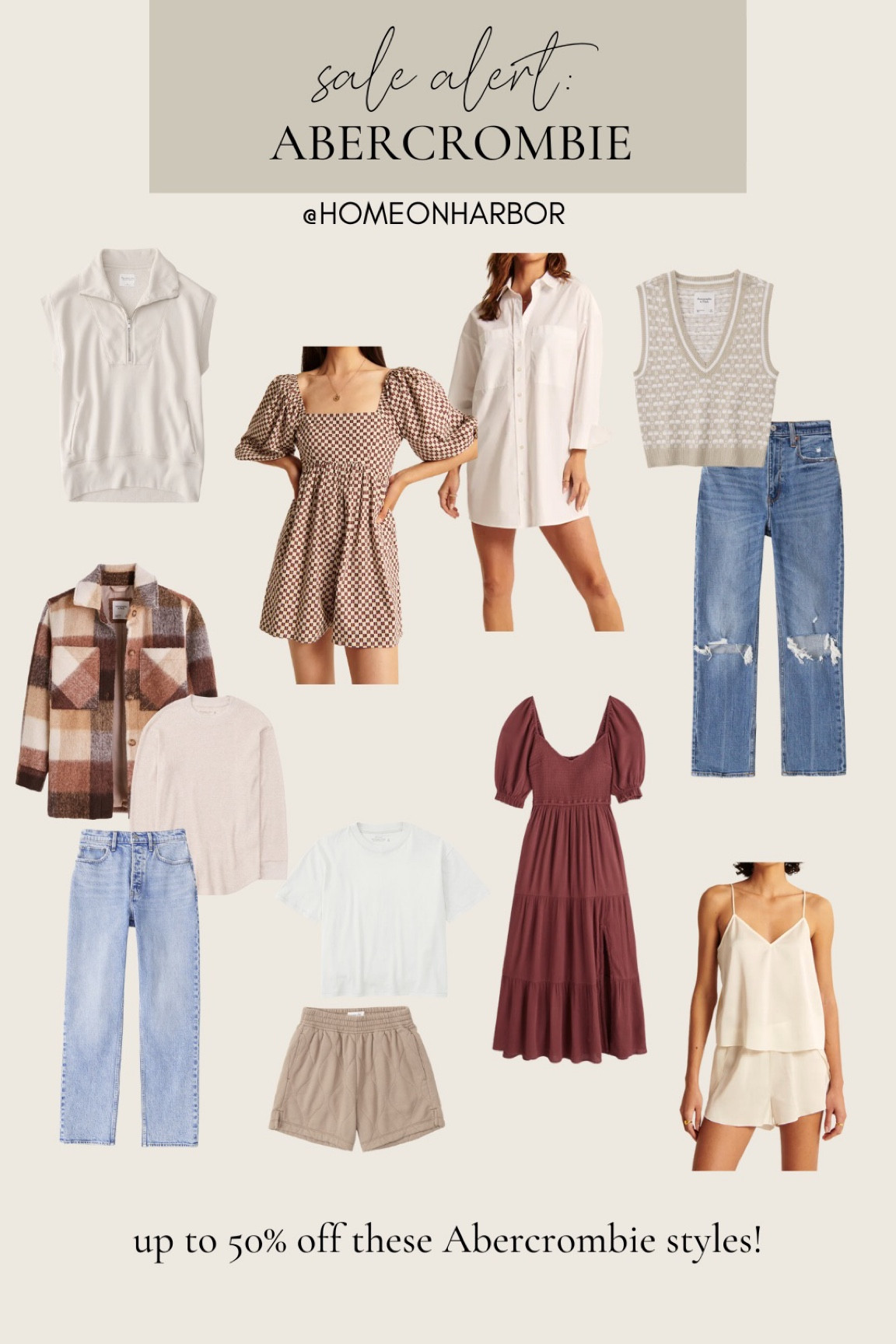Abercrombie: up to 50% off these styles! 

#LTKsalealert #LTKunder100